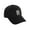 Black, variant on Daxton Low Profile Adjustable Baseball Dad Hat Cap Old English Font Alphabet A to Z, Brown Hat White N