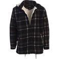 thumbnail image 5 of Gioberti Mens Sherpa Lined Flannel Jacket with Removable Hood, 5 of 6