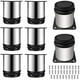 thumbnail image 1 of Kigniote 8Pcs Stainless Steel Adjustable Furniture Legs Cabinet Leg Round Adjustable Leg Table Leg Furniture Feet Leg for Desk Sofa with 32Pcs Mounti, 1 of 5