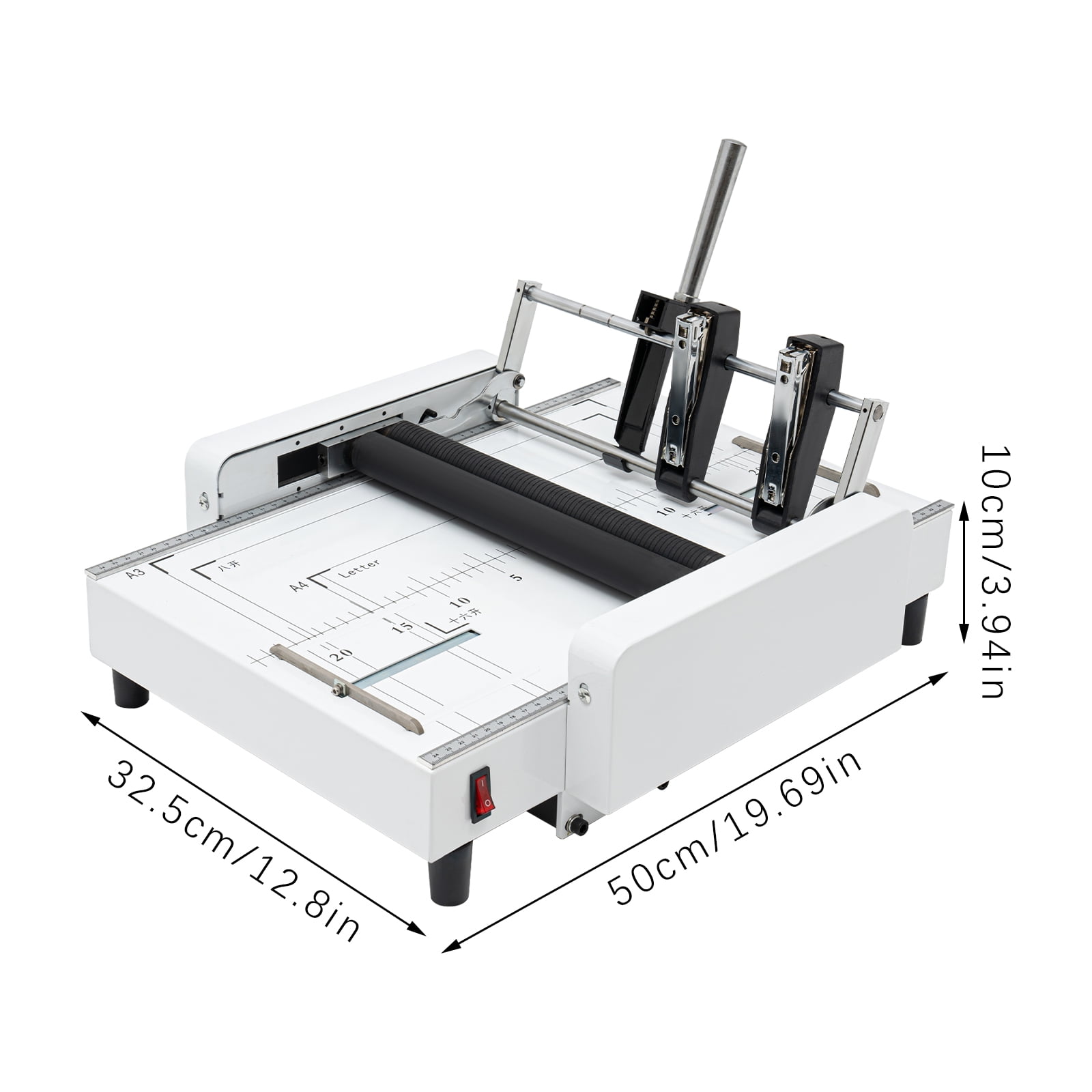 60W A3 Booklet Folding Binding Machine Office Paper Stapling Making Book Stapler