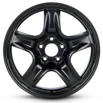 For 1996-2001 Cadillac Catera 17 Inch Painted Black Rim - OE Direct Replacement - Road Ready Car Wheel