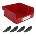 thumbnail image 2 of Wall Mounted Storage Rack 2 in 1 Stackable Wall Mounted Thickened Beveled Mouth Shop Tool Bin 276x279x128mm, 2 of 7