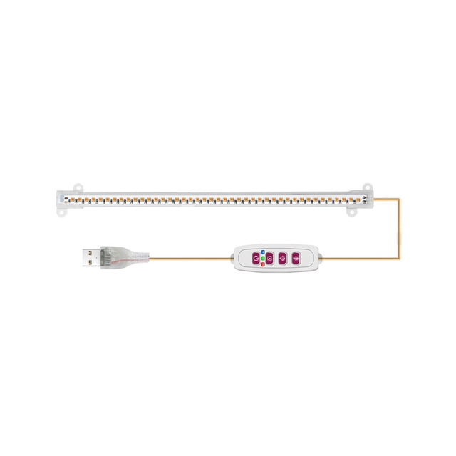 1/2/3/4Head LED Grow Light Strip Tube Indoor Plant USB Full Spectrum Phyto Lamp Dimmable Timer