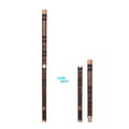 thumbnail image 4 of Chinese Bamboo Flute,Portable Traditional C Key Dizi Bitter Bamboo Flute Wind Instruments with Chinese Knot for Beginners, 4 of 7