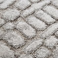 thumbnail image 2 of Luxe Weavers Modern Geometric Shapes Mushroom 2x7 Runner Rug, 2 of 9