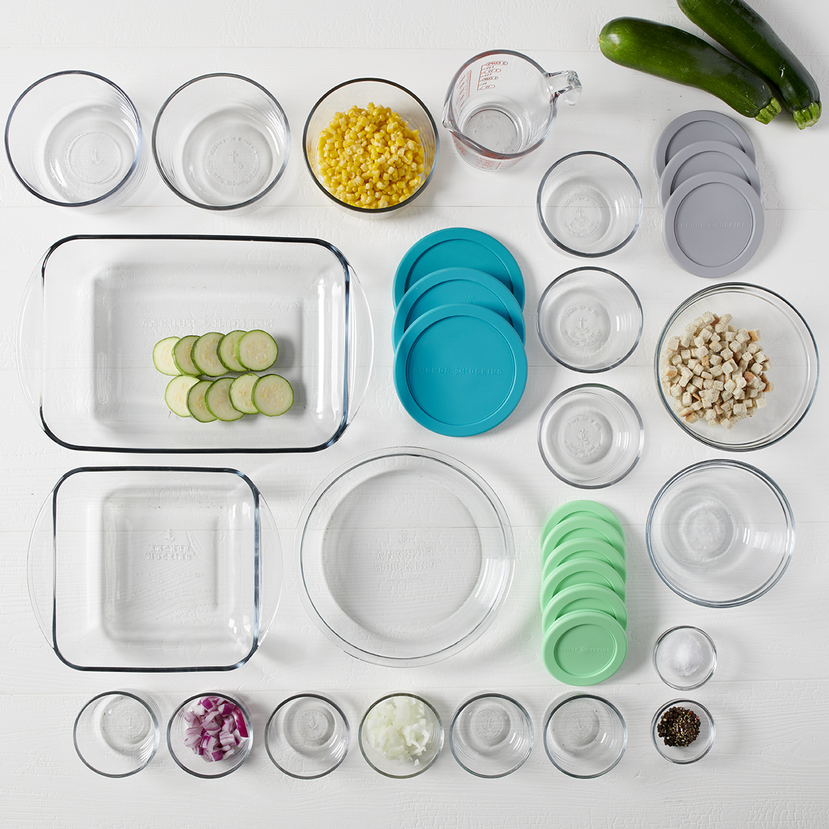 Anchor Hocking Glass Food Storage Containers & Glass Baking Dishes, 32 Piece Set - image 4 of 6