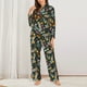 thumbnail image 2 of Fotbe Vintage Casino Chips Conjunto de Pijama de Manga Larga para Mujer con Estampado, Ropa de Dormir de 2 Piezas, Conjunto de Casa Suave y Cómodo con Bolsillos-X-Large, 2 of 7