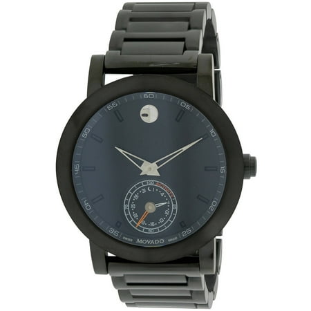 Movado Museum Sport Motion Black Stainless Steel Mens Watch 0660002