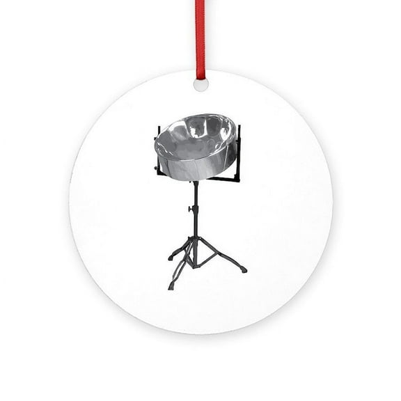 CafePress - Tenor Steel Drum (Pan) -  Round Wood Ornament 4"