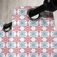 thumbnail image 3 of Ambesonne Abstract Grommet Curtain, Rhombus Style Petals, 50" x 84", Vermilion and Blue, 3 of 6
