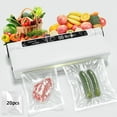 thumbnail image 2 of LivinVeluris Fully Automatic Vacuum Sealer Machine with 20 Bags – Heavy Duty Food Saver for Freshness Preservation | One-Touch Operation, Digital Display, Super Suction Power, 2 of 8