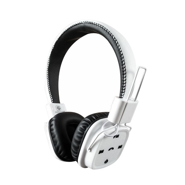 Auriculares bajos inalámbricos Auriculares estéreo plegables Auriculares deportivos con manos libres, Blanco Inevent EL4778-03B