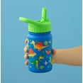 thumbnail image 6 of JoyJolt Kids Water Bottle with Straw Lid, 12oz  Stainless Steel Reusable Tumbler for Toddlers, Girls, Boys, or Teen, Vacuum Insulated Water Bottle for School, Travel, and Outdoors, Leakproof, Blue, 6 of 9