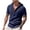 Navy-04, variant on Men's Hooded Shirts, Short Sleeve Cotton Linen Blend for Casual Vacation Sun Protection