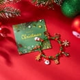 thumbnail image 4 of NICKSUN Christmas Crystal Beaded Stretch Charm Bracelets for Women, Enamel Santa Reindeer Snowflake Candy Cane Glove Bell Stackable Bracelet, Festive Xmas Holiday Party Jewelry Gift, 4 of 8