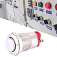 thumbnail image 4 of Interruptor De Botón De Enganche, Interruptor De Botón De Metal De 250 V De Acero Inoxidable De 2 Piezas Para Interruptores LED Para Proyectos Electrónicos De Bricolaje, 4 of 7