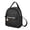 Black, variant on Women Mini Backpack Purse Solid Color Faux Leather Small Daypack for Daily Casual 7.1x2.4x7.9 Inch