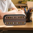 thumbnail image 6 of Kuiaobaty Aztec Pattern Backpack Set with Pencil Case for Boys Girls 17 Inch Backpack and Matching Lunch Bag Lightweight Bookbag and Lunch Box for School Camping, 6 of 7