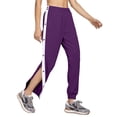 thumbnail image 4 of CareWardrobe Men's Tear Away Pants Breathable Easy Care Side Snap Open Post Surgery Sweatpants Recovery Pants, 4 of 6
