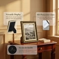 thumbnail image 2 of Unique Bargains Wall Hanging & Tabletop Resin Picture Frame for Display Green 4" x 6", 2 of 5