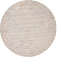 thumbnail image 2 of Unique Loom 3127088 6 x 6 Pi. Tapis Rond de Chêne de Paris&44; Taupe, 2 of 5