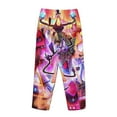thumbnail image 5 of Bill Cipher Women's Pajama Pants Comfy Casual Loose Sleep Bottoms Pants Drawstring Wide Leg Long Lounge Pants, 5 of 8