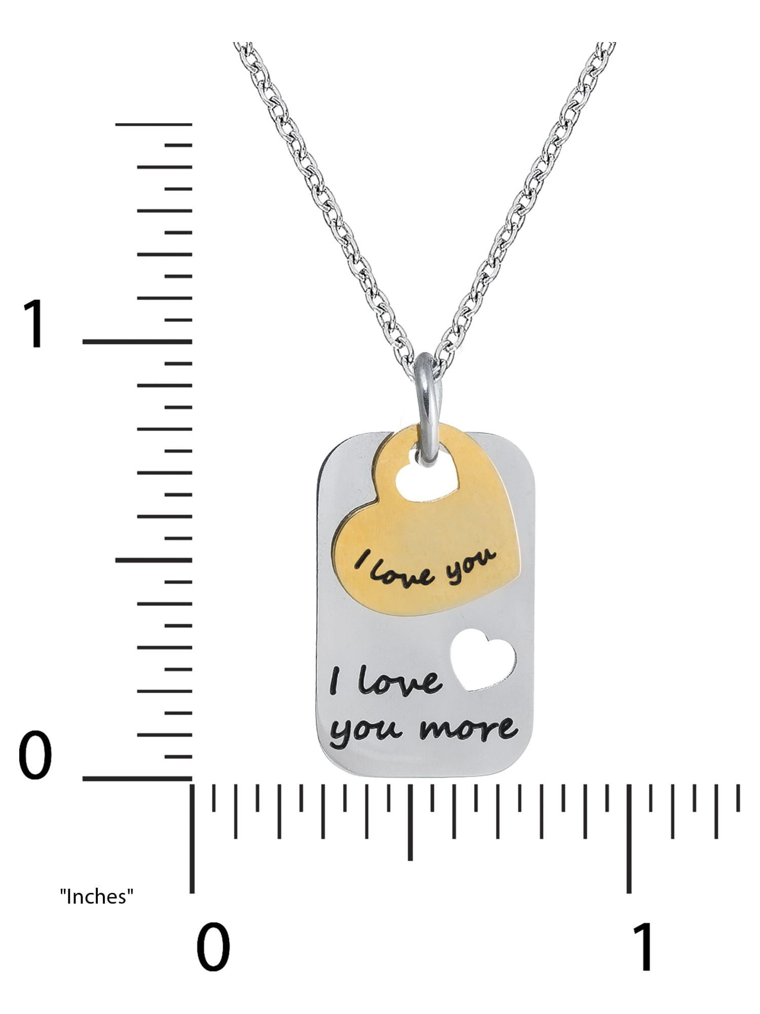 I love you more necklace hallmark sale