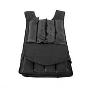 Fuel Pureformance Adjustable Fitness Training Weighted Vest, 50 lbs ((12) 4 lb Removable Weight Pouches)