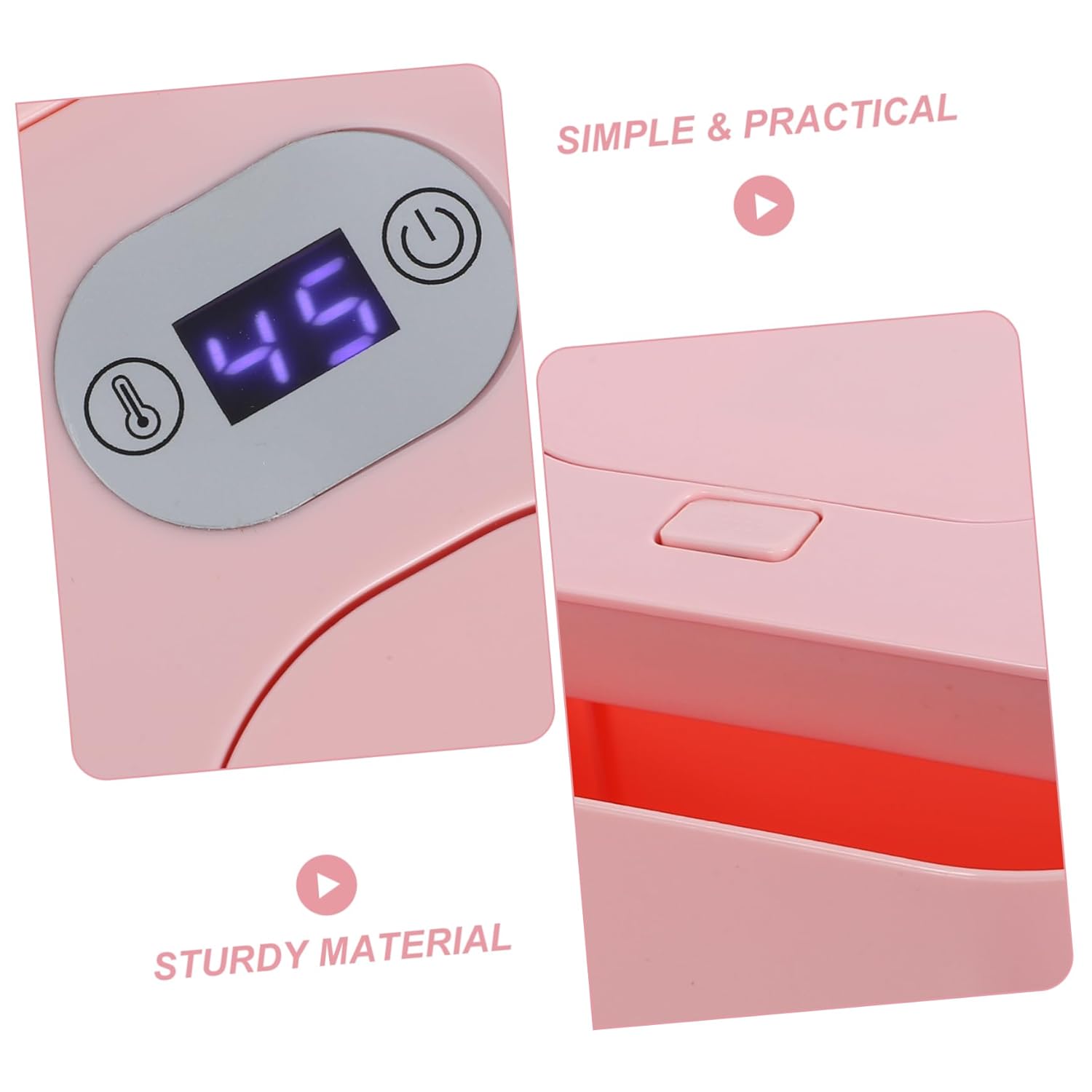 LUU-Battery Operated Baby Wet Tissue Warmer Cordless Wipe Warmer Thermostat Heater Large Capacity for Family Use_SAI