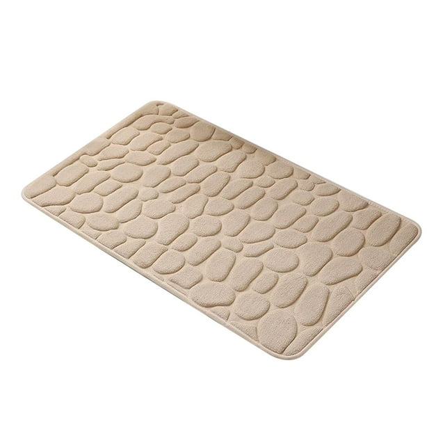 GUOOL 1 Piece Absorbent Soft Memory Foam Bath Mat Shower Bath Mat Non-slip Mat - 40x60cm