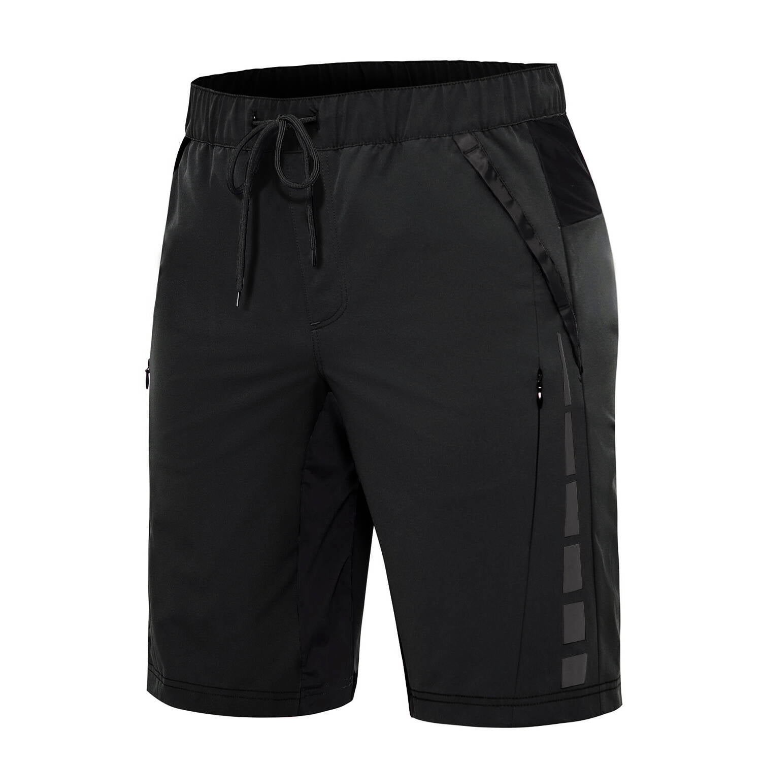 Hiauspor Men's Baggy Mountain Bike Shorts with Zip Pockets for MTB