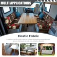 thumbnail image 3 of FORUDESIGNS Boston Terrier Rose Pattern 2 Pieces RV Dinette Cushion Covers,Washable Camper Cushion Slipcovers Replacement Sofa Cushions Slipcovers for Travel Trailer Couch, 3 of 7