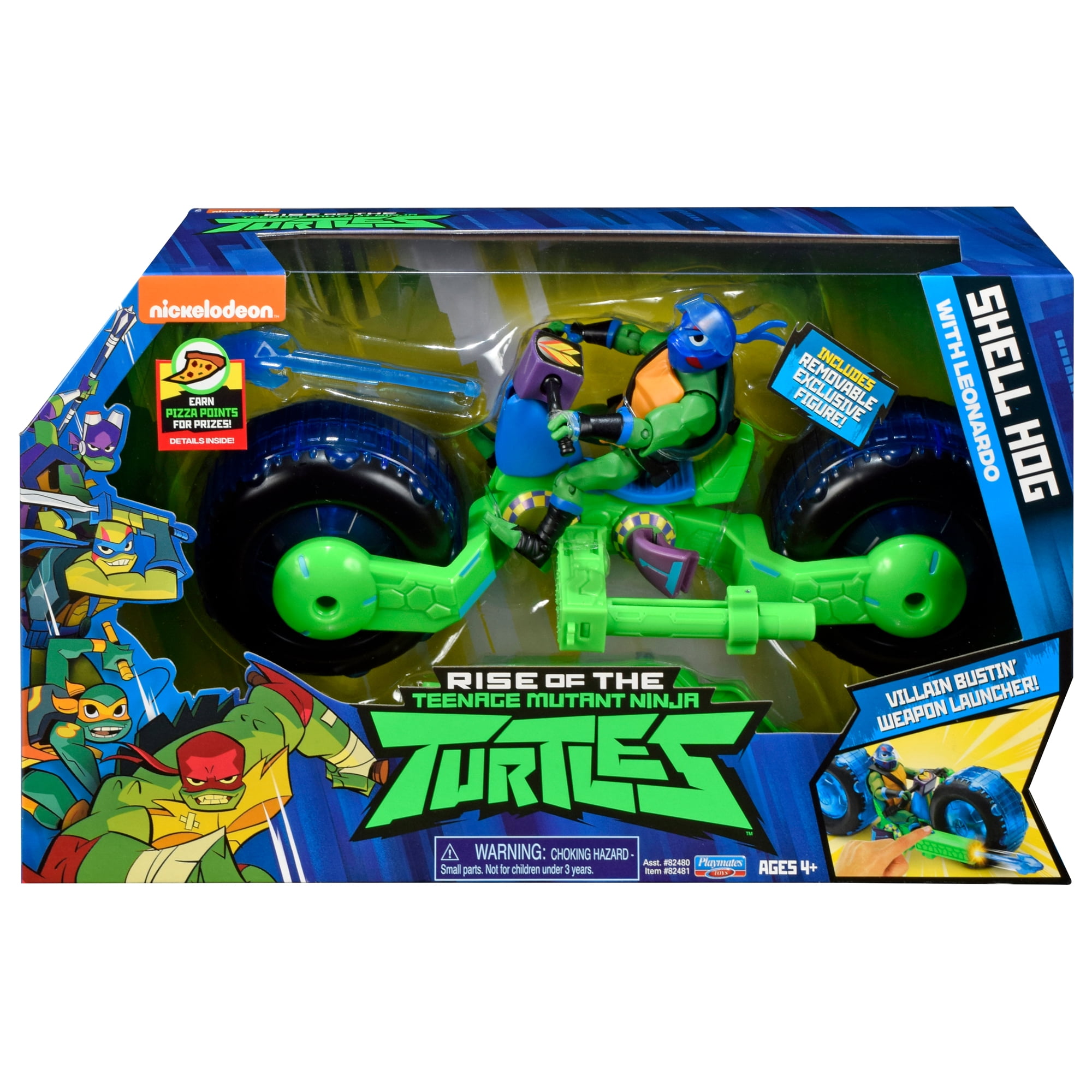 teenage mutant ninja turtles shell hog with leonardo
