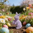 thumbnail image 4 of Easter Multi-expression Simulation Flock Bunny Home Garden Patio Sod Outdoor Window Shooting Ornaments, 4 of 6