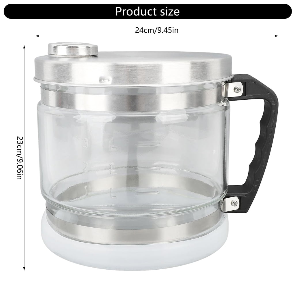 4L Glass Water Collector For Countertop Distillers Glass Collection Bottle