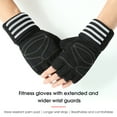 thumbnail image 2 of Sports Gloves Anti-skid Wear-resistant Soft Unisex Body Building Training Sports Mitten for Adult, 2 of 8