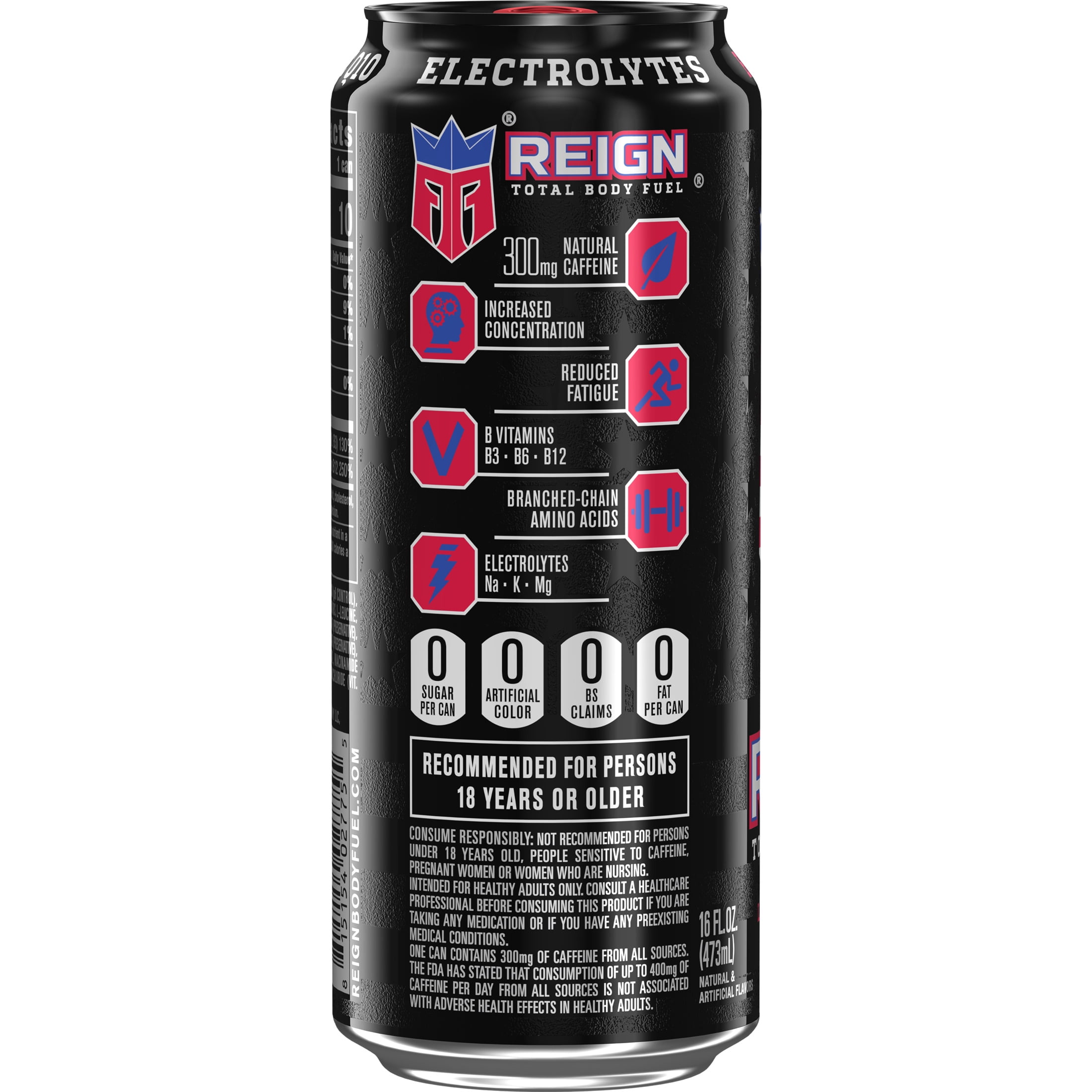 REIGN Total Body Fuel, Liberty & Justice For Apple 12 Pack 16 Fl Oz