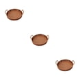 thumbnail image 4 of Moyic Bandeja tejida con asa, ligero para pan y fruta, cesta de almacenamiento portátil para aperitivos de cocina para el hogar, marrón, Type1 NO1, 4 of 6