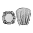 thumbnail image 1 of Funda para silla giratoria de 2 piezas, funda protectora elástica extraíble para muebles Gris, 1 of 9