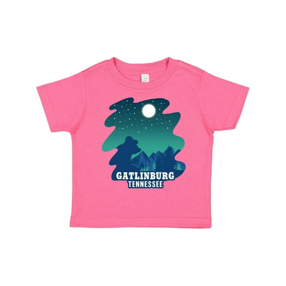 Inktastic Smoky Mountains Gatlinburg Tennessee with Bear Boys or Girls Toddler T-Shirt