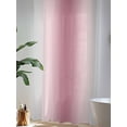 thumbnail image 4 of Sheer Curtains 84 Inches Long, Pink Grey Ombre Semi Sheer Curtains Light Filtering Window Treatment, Farmhouse Gradient Minimalist Privacy Voile Drapes for Living Room Bedroom 52x84 Inch, 4 of 7