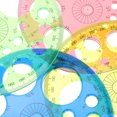 thumbnail image 2 of FRCOLOR students protractor 10pcs Measuring Protractor Circle Protractor Students Plastic Protractor Convenient Protractor Tool,4.53"X4.53"X0.04", 2 of 5