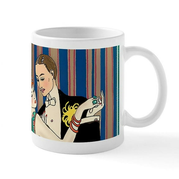 CafePress - Slice Of Life Tango Mugs - 11 oz Ceramic Mug - Novelty Coffee Tea Cup
