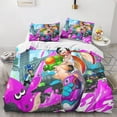 thumbnail image 2 of Splatoon Duvet Cover Splatoon Bedding Set, 3d Printed Soft Microfiber With Pillowcase With Zipper For Adults And Children 3 Pieces, 2 of 5