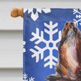 thumbnail image 3 of Carolines Treasures SC9766CHF Collie Winter Snowflakes Flag Canvas House Size, 3 of 4