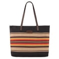 thumbnail image 1 of Bolso Montana West Wrangler Aztec de lona con correa de piel, 1 of 6
