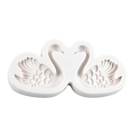 

3D Couple Swan Silicone Mold Cake Decoration Chocolate Mousse Mould Cookie Molds