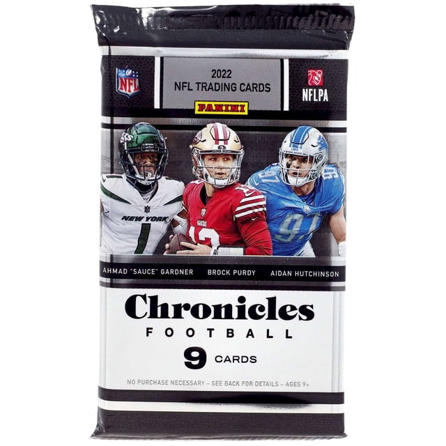 NFL Panini 2022 Chronicles Football Trading Card MEGA Box Pack (9 Cards)