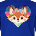 thumbnail image 4 of Inktastic Fox Lover Heart Cute for Girls Long Sleeve Youth T-Shirt, 4 of 5