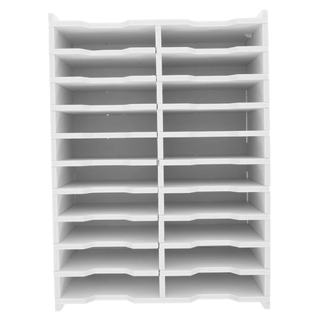 Worgeous Classroom Mobile Phone Storage Box 27.00X18.00X10.00CM White